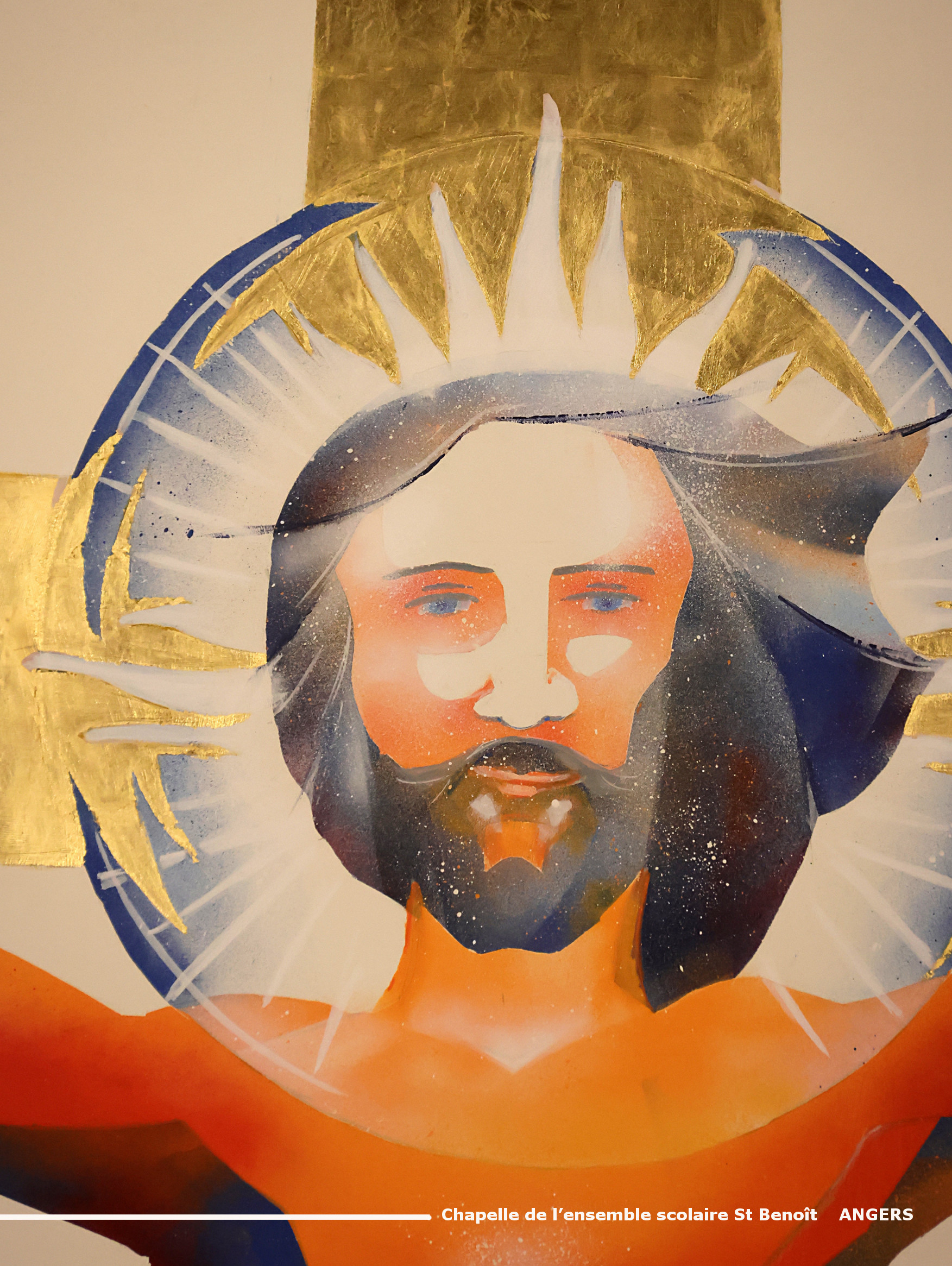 christ ok fresque de vierge anne Villedey